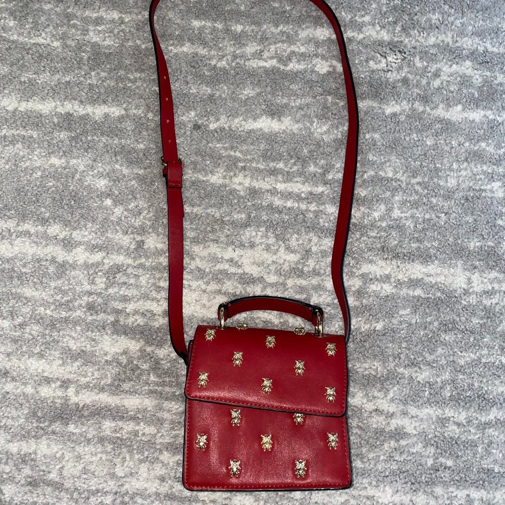Red crossbody